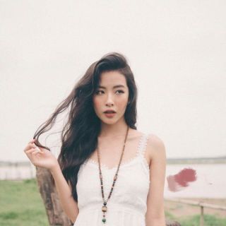 đầm maxi 2 dây siêu xinh