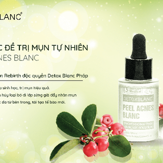 PEEL LỘC ĐỀ TRỊ MỤN DETOX BLANC Số 13 - PELL ACNES BLANC CÔNG NGHỆ SKIN REBIRTH