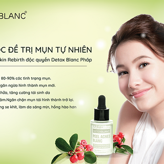 PEEL LỘC ĐỀ TRỊ MỤN DETOX BLANC Số 13 - PELL ACNES BLANC CÔNG NGHỆ SKIN REBIRTH