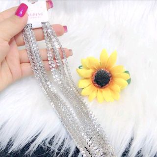 DÂY CHUYỀN XOẮN MẠ BẠCH KIM