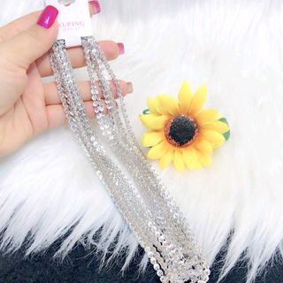 DÂY CHUYỀN XOẮN MẠ BẠCH KIM