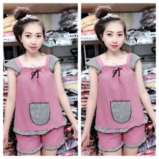 Đồ bộ katê đùi tay cánh tiên