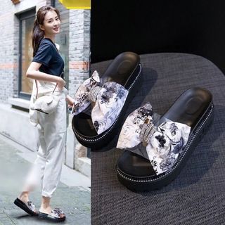 Dép quai ngang nơ hang full box