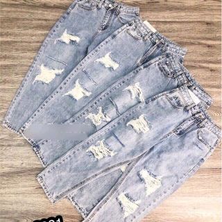 Quần baggy jean nữ rách chuyên sỉ jean 2KJean