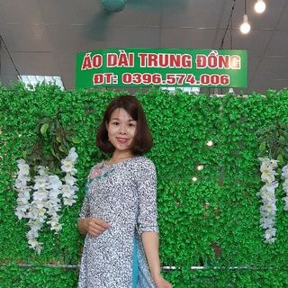 Áo dài lá nhí lụa Hàn châu