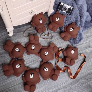 Tui gấu nhựa siêu cute