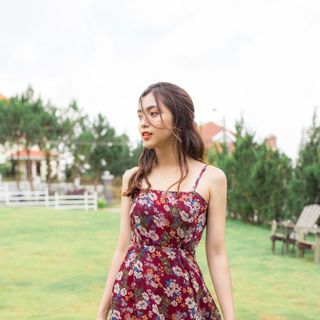 Đầm Maxi Hoa Hàng Thiết Kế MX004
