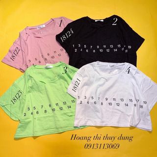 áo crop số cá tính giá sỉ