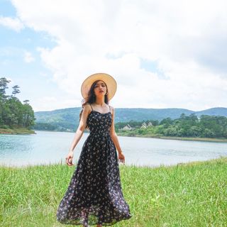 Đầm Maxi Hoa Hàng Thiết Kế MX005