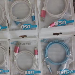 Cáp sạc đèn led nhấp nháy liên tục dây 1m