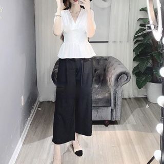 Set áo ngọc trai quần ống suông giá sỉ giá bán buôn