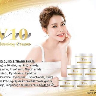 Kem Trắng Da V10 Công Nghệ Nhật Bản