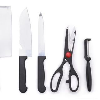 Bộ dao kéo 5 món inox giá sỉ