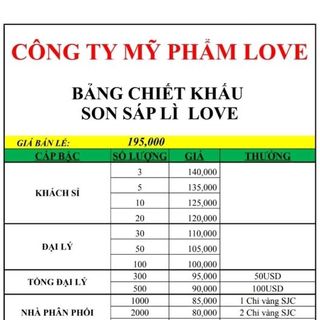 Son LOVE son thỏi