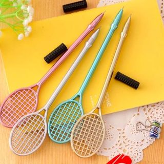 viết mực mẫu đẹp hình cây vợt mực màu đen
