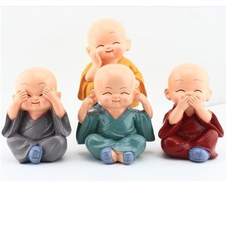 Tượng Chú Tiểu 4 Tứ Không Bộ 4 chú