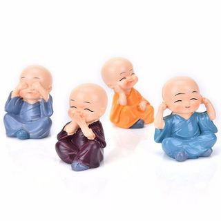 Tượng Chú Tiểu 4 Tứ Không Bộ 4 chú