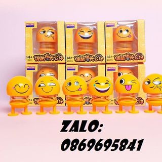 Lò xo nhún Emoji siêu cute