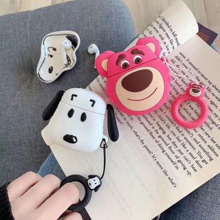 Ốp Silicone Hoạt Hình kèm dây móc đi kèm