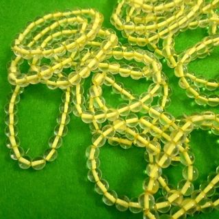 chuỗi đeo tay phong thủy 8li Màu vàng