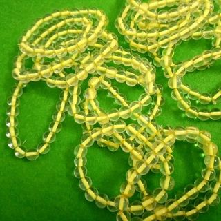 chuỗi đeo tay phong thủy 8li Màu vàng