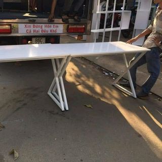 Bàn làm việc chân X
