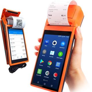Máy bán hàng cầm tay tiện lợi Có tích hợp sẵn máy in hóa đơn và máy quét mã vạch