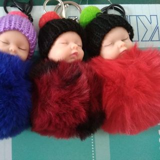 Móc khóa em bé ngủ