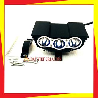 Đèn pha led trợ sáng mắt cú X3 gắn ô tô mô tô xe máy