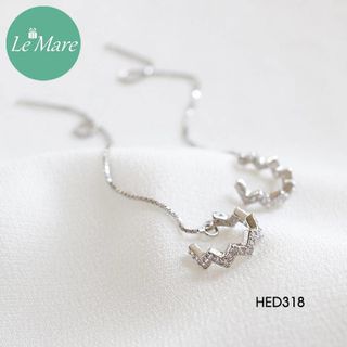 Khuyên tai bạc HED318