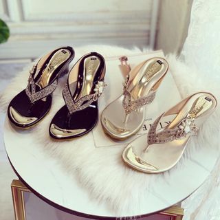 Dép xuồng nữ cách điệu phụ kiện cute