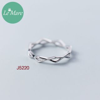 Nhẫn bạc thời trang J5220