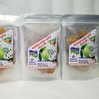 Mãng cầu sấy - sấy dẻo - sấy muối ớt túi 50gr