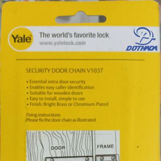 Chốt xích cửa gỗ Yale V1037