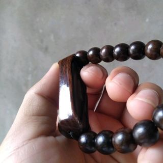 Dây đeo thay thế Miband 3 - gỗ mun