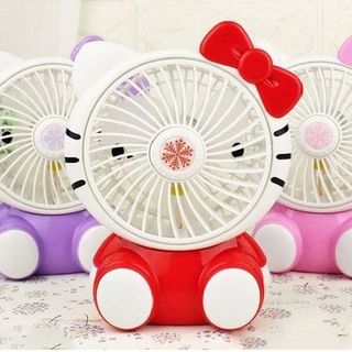Quạt Mini Để Bàn Pin Sạc Hình Thú