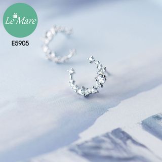 Khuyên tai Diamond Moon Irregular E5905