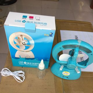 Quạt Mini phun sương tích điện cảm ứng 3 chế độ