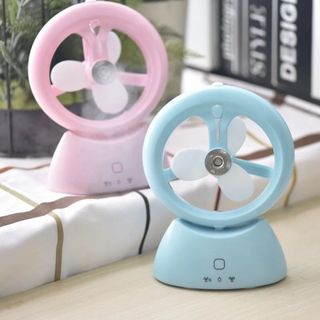 Quạt Mini phun sương tích điện cảm ứng 3 chế độ