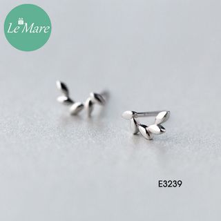 Khuyên tai vòng cung lá E3239