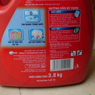 nước giặt đậm đặc 38kg