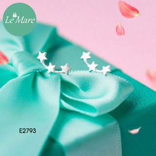 Khuyên tai bạc Simple Drawing Star E2793