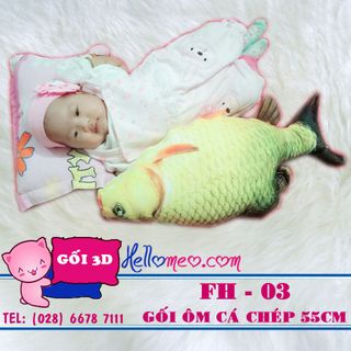 Gối Ôm 3D Cá Chép Cho Bé Các Loại Size Nhỏ