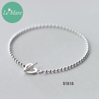 Lắc tay bi đốt khóa tim S1515