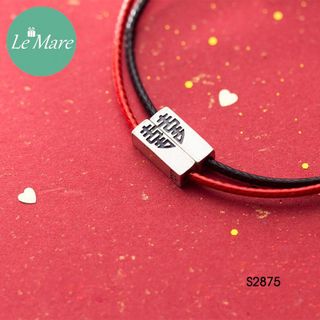 Lắc tay dây da chữ Hỷ S2875