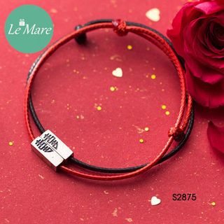 Lắc tay dây da chữ Hỷ S2875