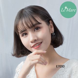 Khuyên Tai Tim Rỗng Đính Đá E7030