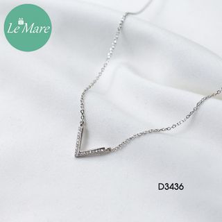 Dây chuyền chữ V đính đá D3436