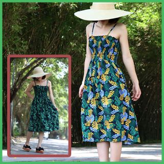 Váy Maxi vải Tơ Đũi - Tamico Ảnh Thật