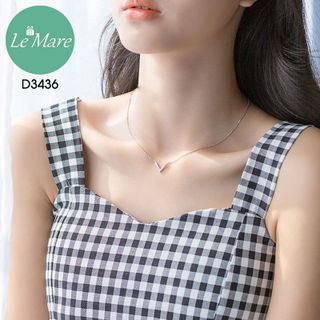 Dây chuyền chữ V đính đá D3436
